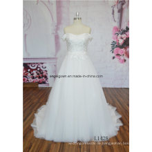 Strap Lace neuesten Design Ballkleid Brautkleid